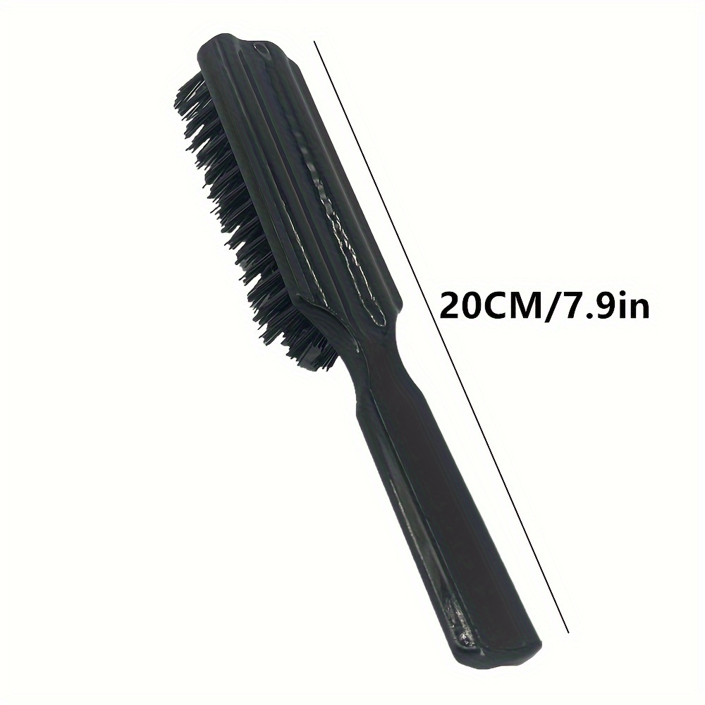 Nylon Bristle Brush Plastic Handle Hair Comb Beard Brush - Temu