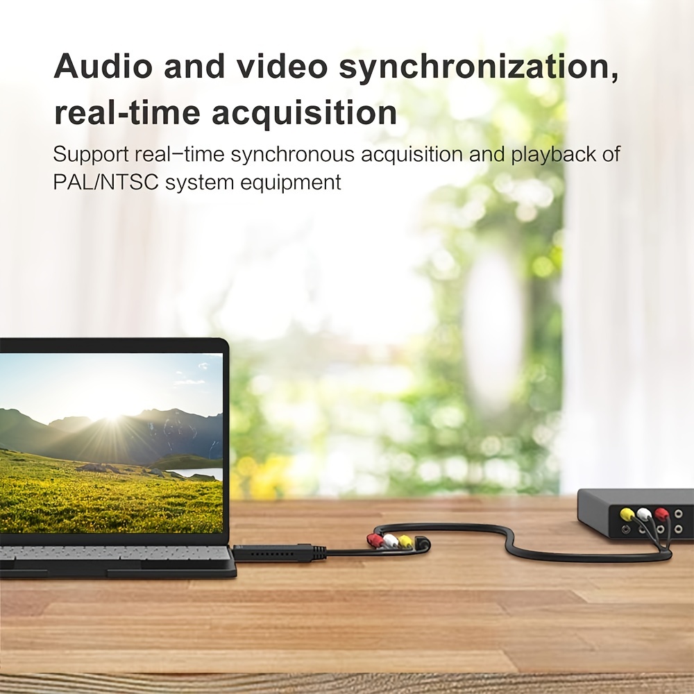 Vhs Digital Converter Video Capture Card Usb 2.0 Audio Video - Temu