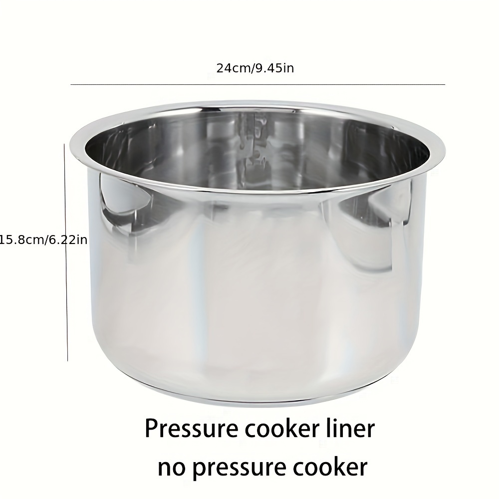 Stainless Steel Pressure Cooker Liner, 1 Original Stainless Steel