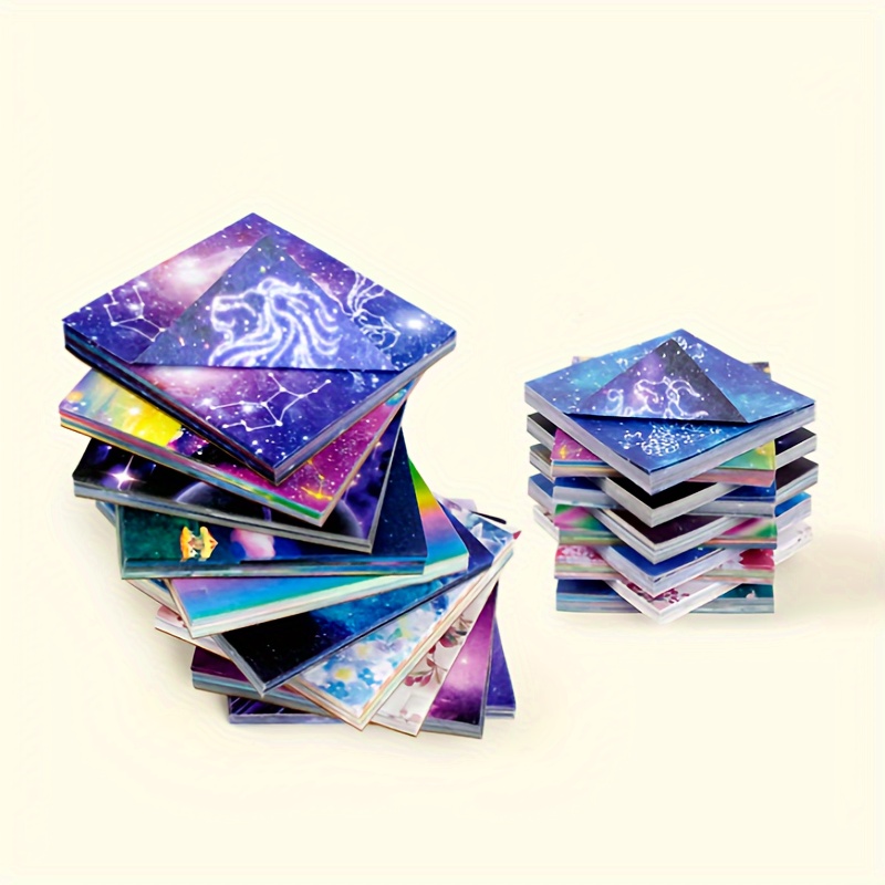 Folding Paper Art Material Star Paper Double sided Starry - Temu