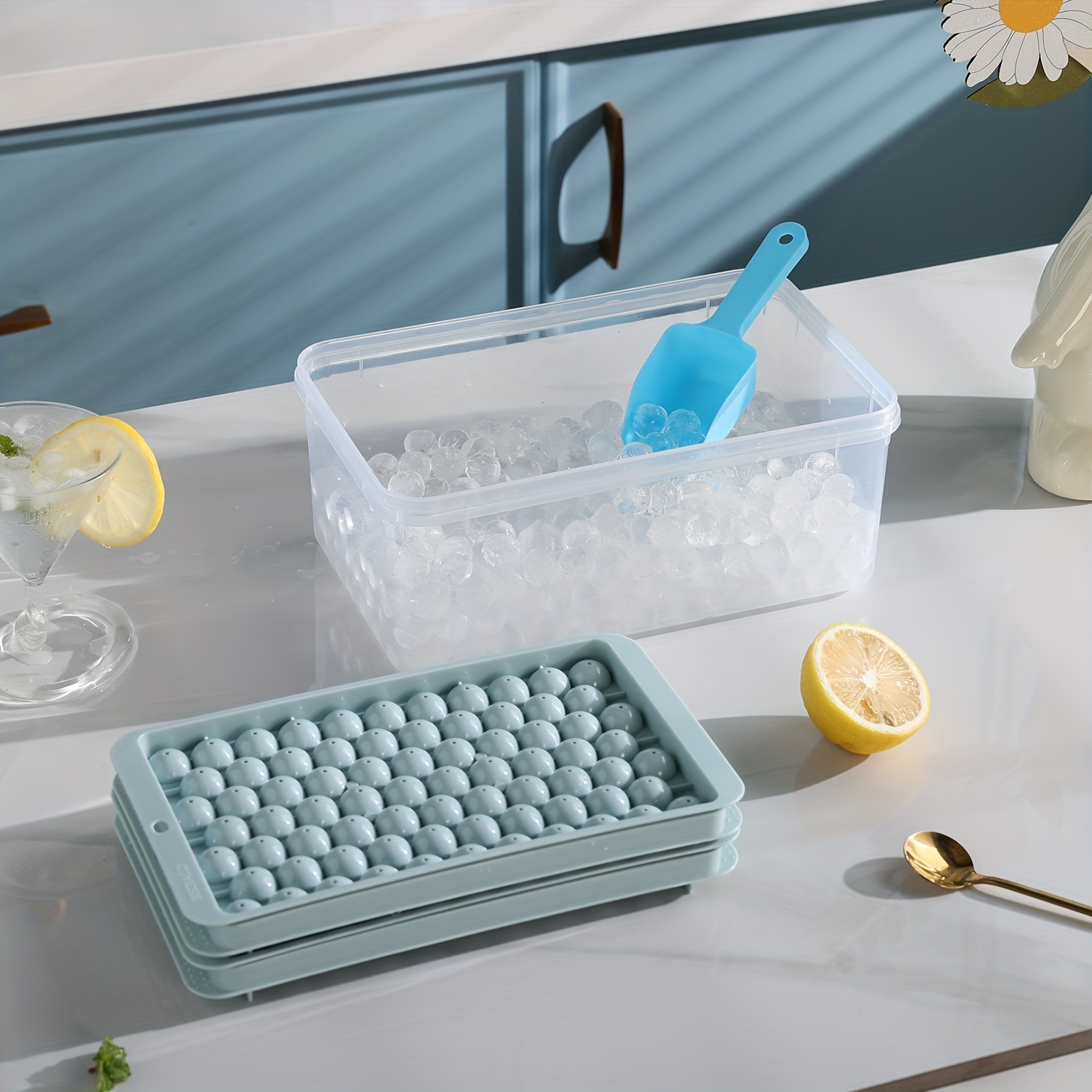 Cocktail Ice Tray Set