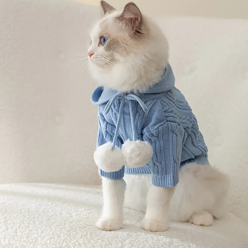 Soft Knit Sweater For Cats Cute Cozy Pullover For Autumn And Winter Cat  Clothing, High-quality & Affordable