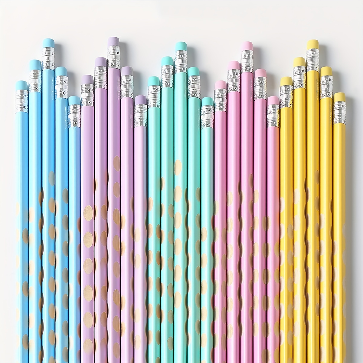 

Random 10pcs Pencil Hole Pen Resin Color Rod Hb Pencil Macaroon Color