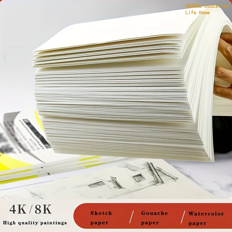 8k Gouache Paper Painting Paper Art Paper(100 Sheets