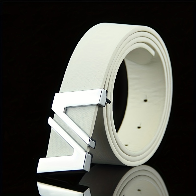 Men's Leather Automatic Buckle Business Belt Gift