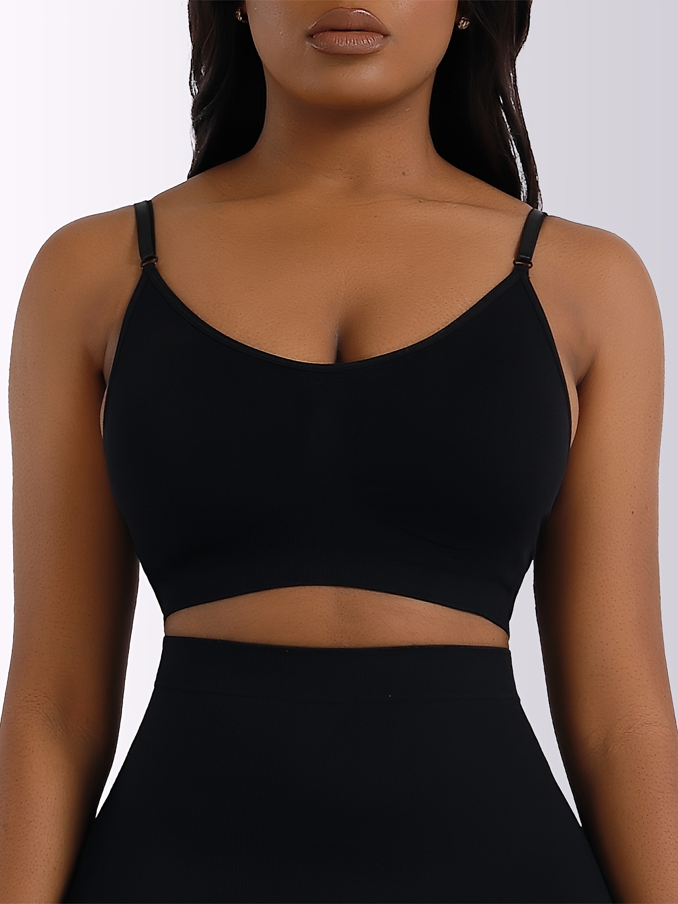 VEREM Underoutfit Bras for Women Traceless Thin One-piece Fixed
