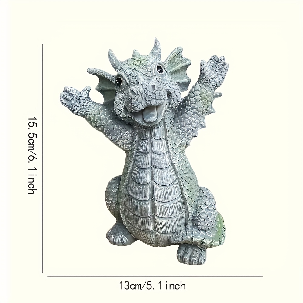 1pc Jardin Dragon Méditation Statue Bouddha Dragon Statue - Temu Belgium