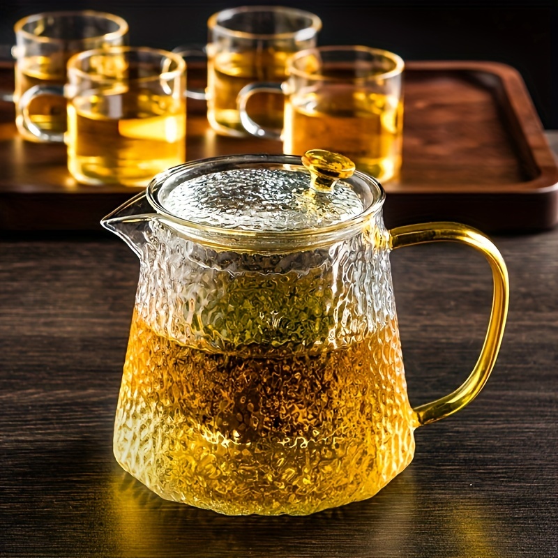 800ml Glass Teapot Transparent Water Jug Large Capacity Tea Pot