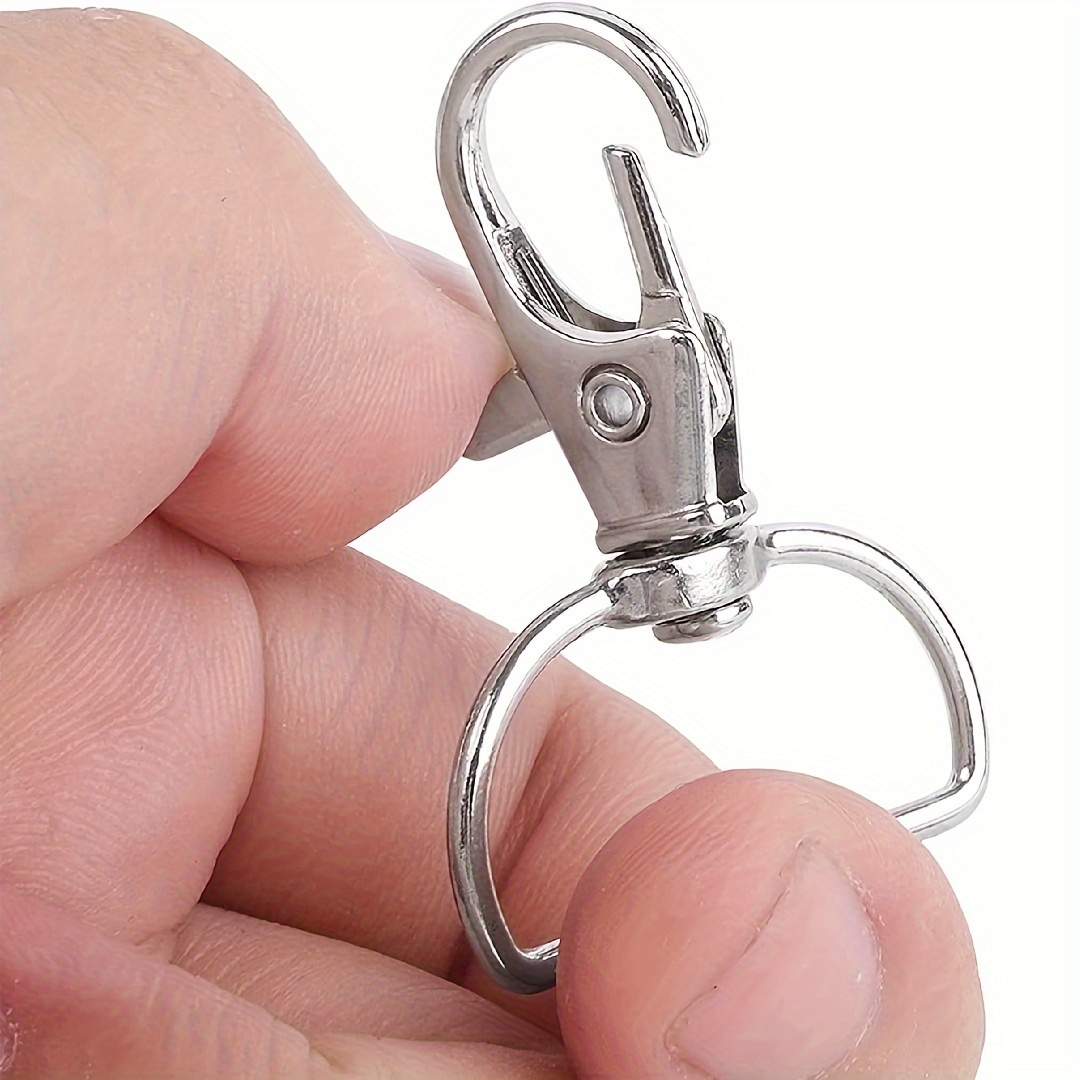 Metal Swivel Clasp Snap Hook Lobster Key Rings Set Keys - Temu