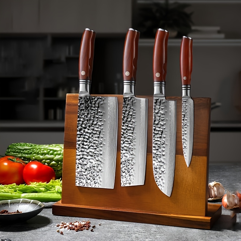 Damascus Steel Knife Set Kitchen Knife Household Kitchen - Temu