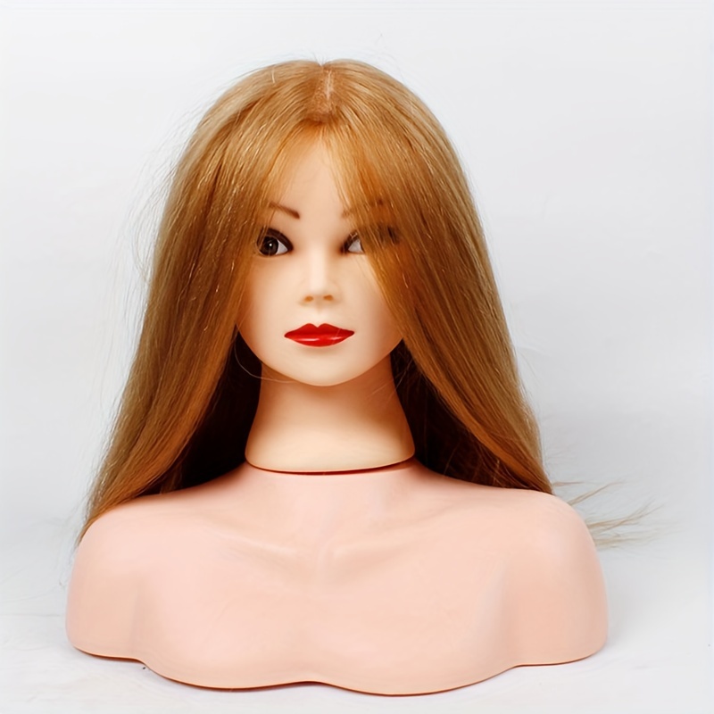 Realistic Silicone Female Mannequin Head Model Manikin Stand Wig