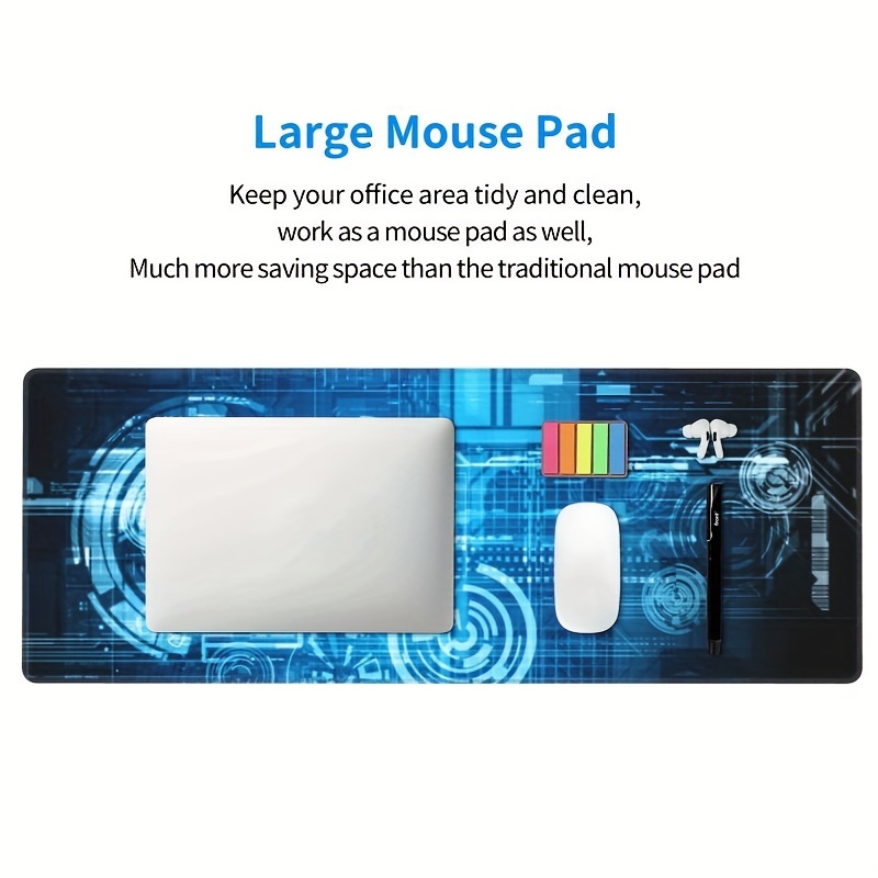 Blue Racing Car Printed Mouse Pad, Desktop Keyboard Pad Mouse Pad, With  Non-slip Rubber Base & Stitched Edge, High Quality Mouse Pad, Decorative Office  Supplies - Temu