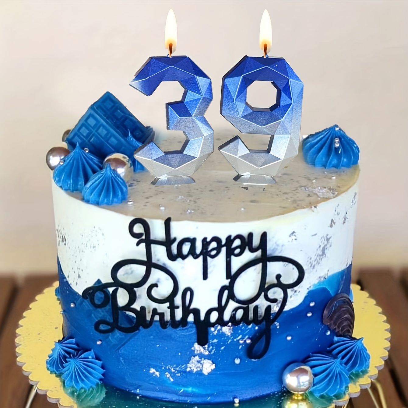 Velas de cumpleaños número 18 para pastel, velas de oro rosa número 18 con  corona, diseño 3D para pastel de cumpleaños para niñas y mujeres, fiesta de