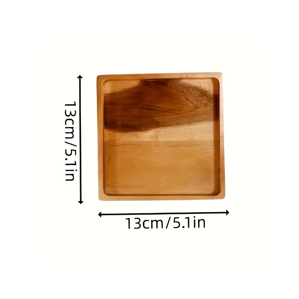 Bathroom Wooden Vanity Tray Simple Rectangular Tray Serving - Temu