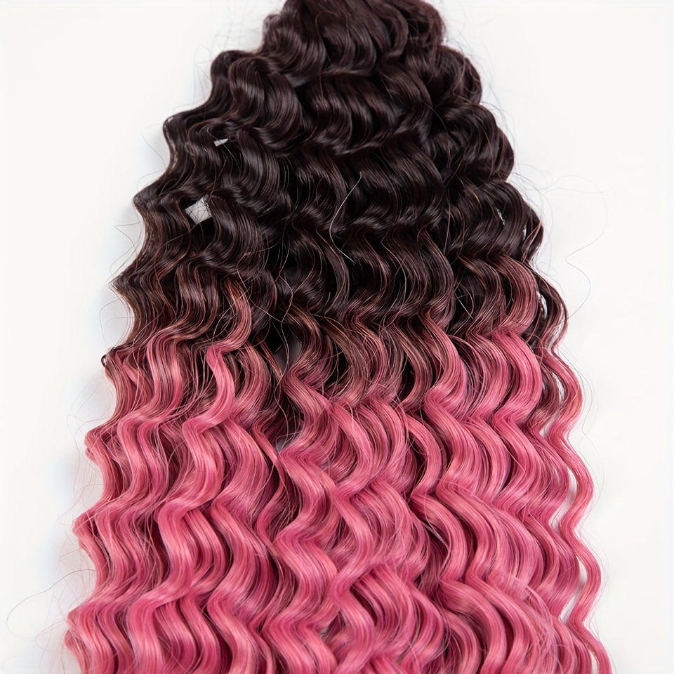 Ocean Wave Crochet Hair Deep Wave Braiding Hair Synthetic - Temu