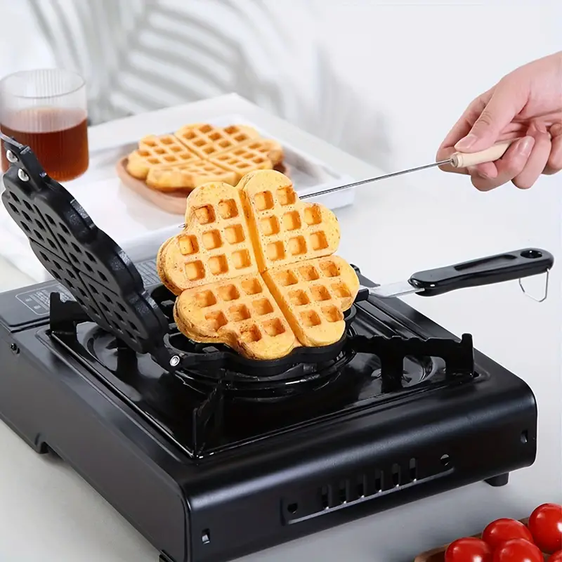 Mini Waffle Maker Machine Nonstick Waffle Iron For - Temu