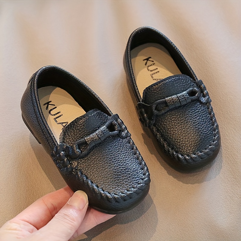 Baby boy black on sale loafers