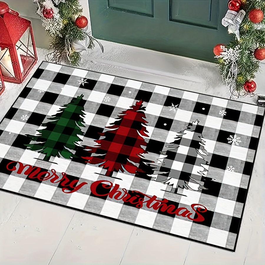 Soft Kitchen Mat, Christmas Gnome Non-slip Oil-proof Floor Mat, Waterproof  Runner Rug, Dirt-resistant Floor Mat, Entrance Doormat, Kitchen Living Room  Laundry Bathroom Water-absorbing Floor Mat Set, Room Decor, Xmas Home Decor  