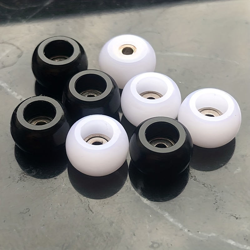 professional finger skateboard wheels with stainless steel bearings double warping mini finger tips included