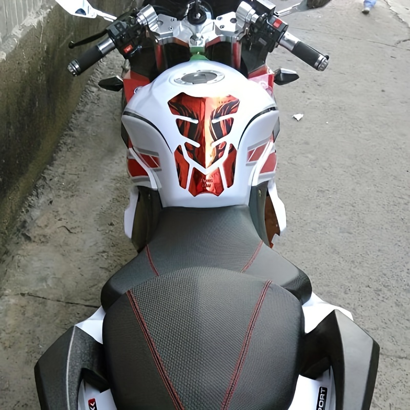 3d Motorcycle Modified Stickers Fuel Tank Cover Fish Bone Temu