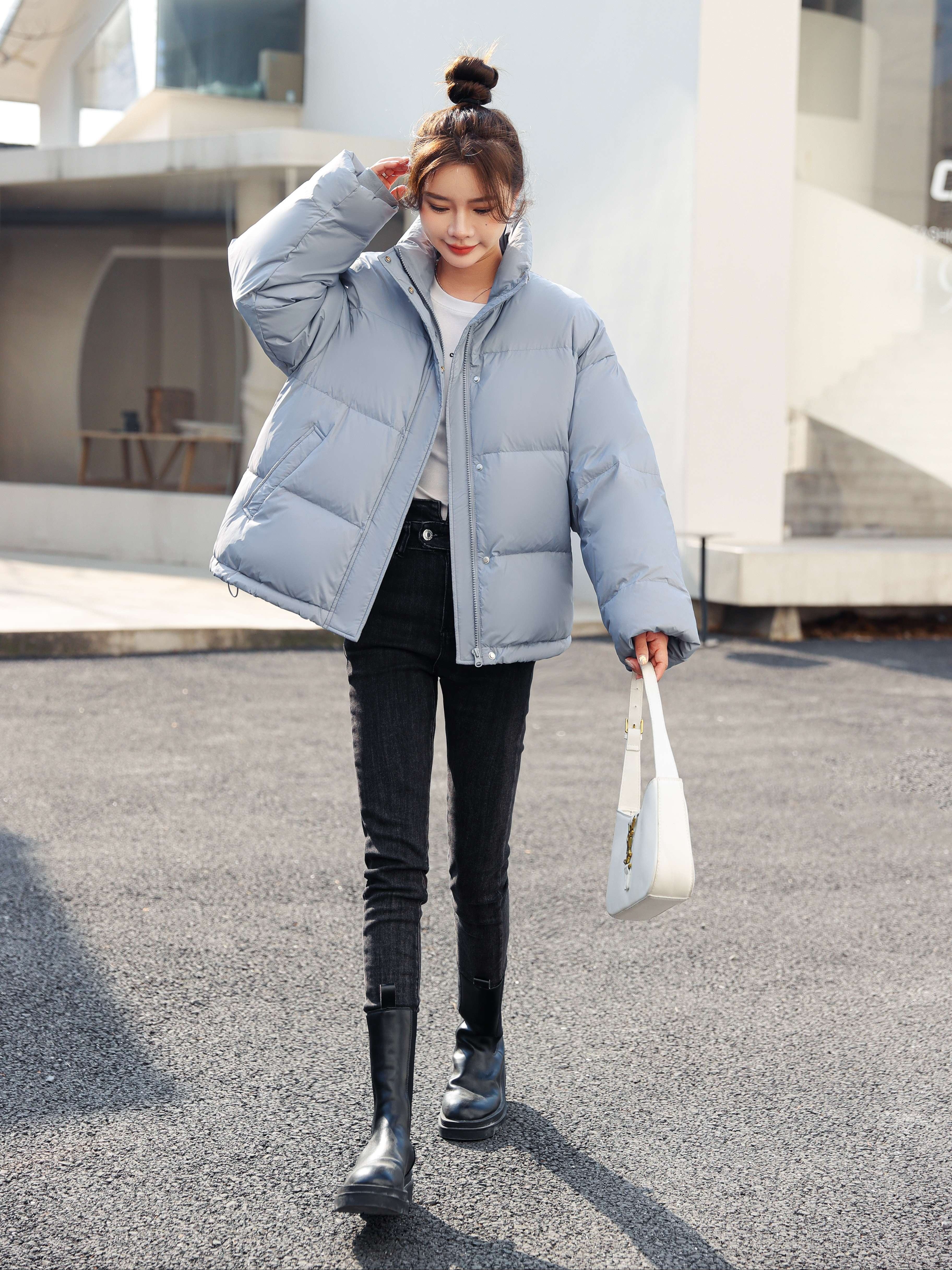 TWDYC Winter Clothes Women Parkas Jacket Fashion Casual Solid