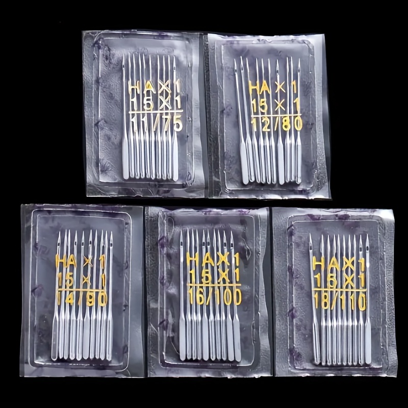 100pcs/pack Sewing Machine Needles Sizes 65/9 75/11 90/14 100/16 110/18  Sewing Machine Supplies For Singer Brother Janome Varmax