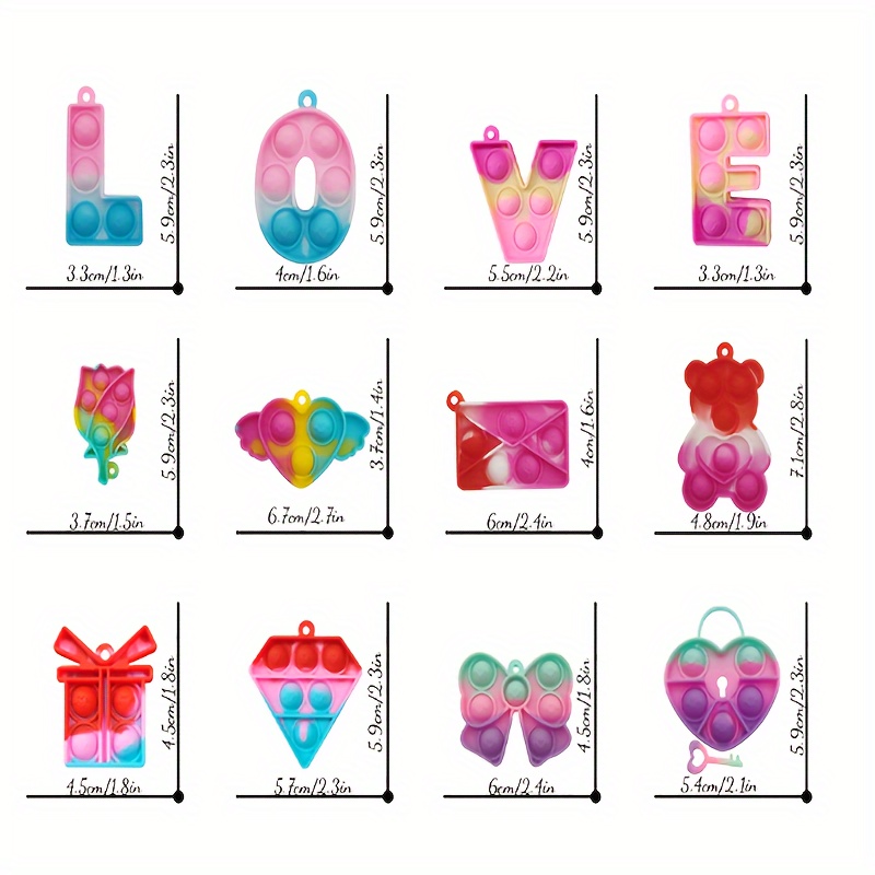 Valentines Day Gifts For Kids Mini Pop Toys valentines - Temu