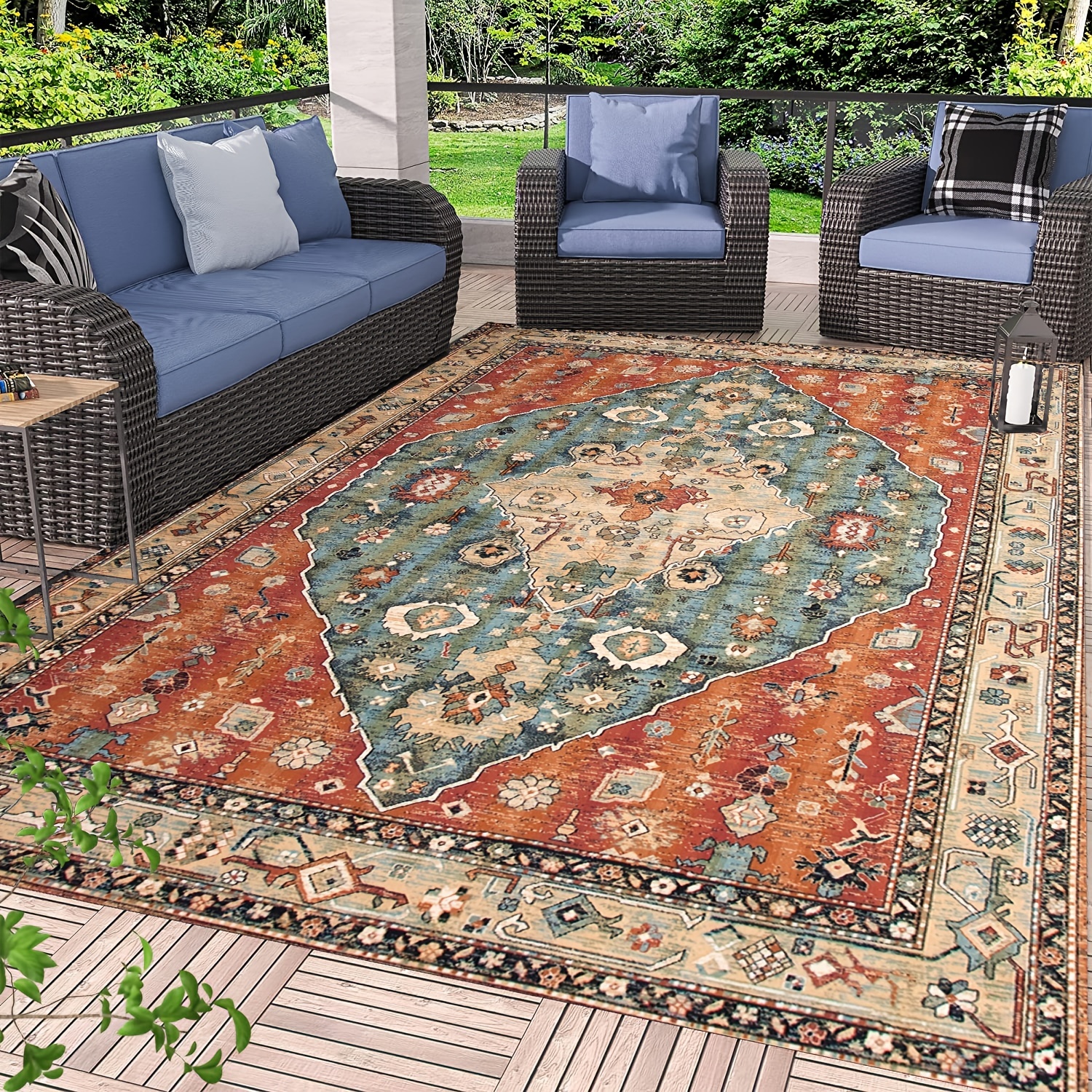 Water Resistant - Outdoor Rugs - Rugs - The Home Depot