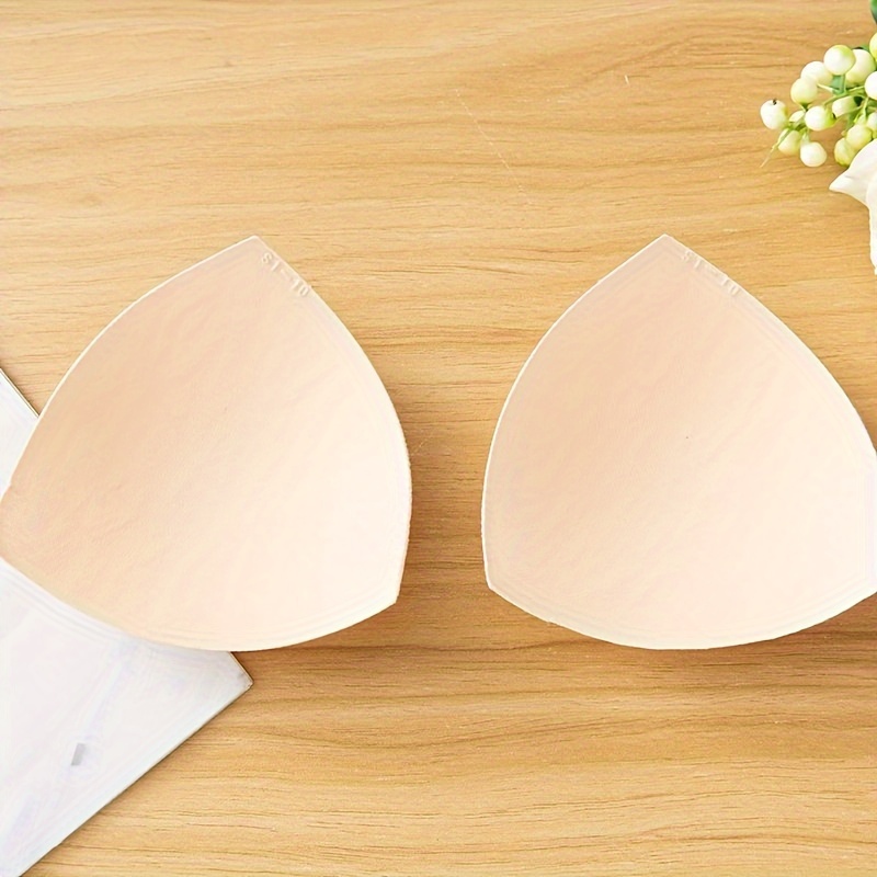 Triangle Cups Bra Insert Pads Soft Comfy Chest Enhancer Pads - Temu Italy