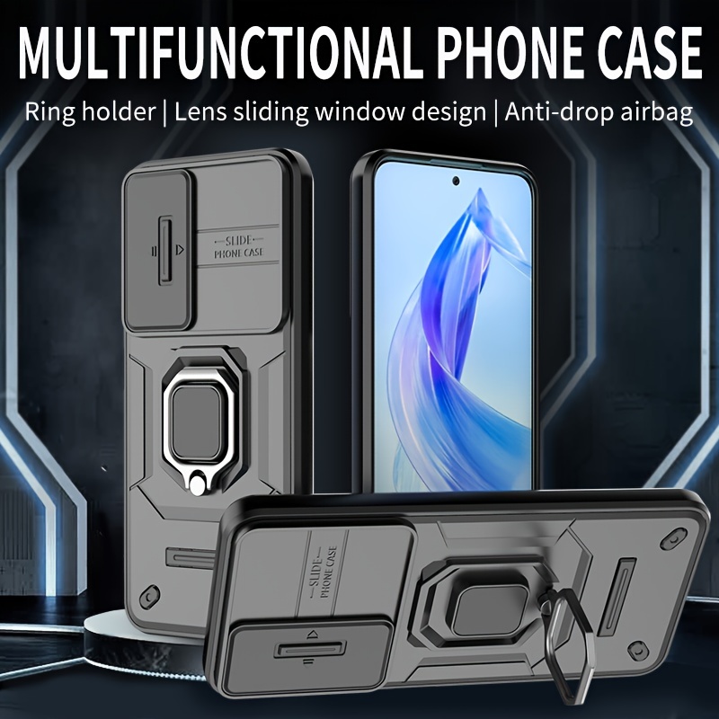  ZMONE - Funda para teléfono Honor 90 5G, resistente, de doble  capa, grado militar, a prueba de golpes, con soporte de anillo magnético,  color azul : Celulares y Accesorios