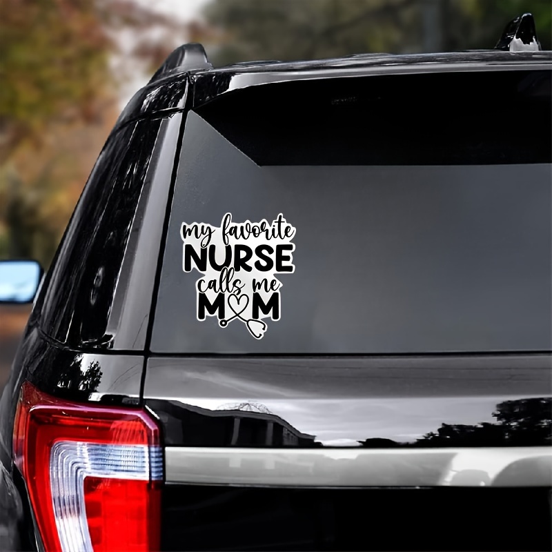 Nurse decals deals for car