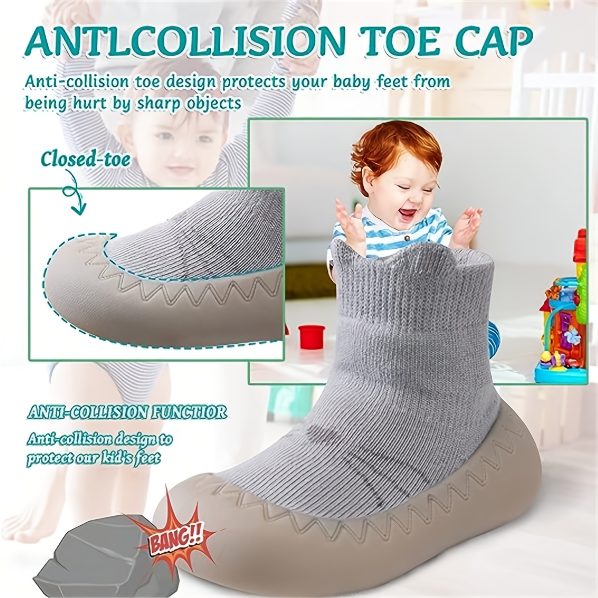 Chaussettes Bébé Antidérapante Animaux – Baby-Feet