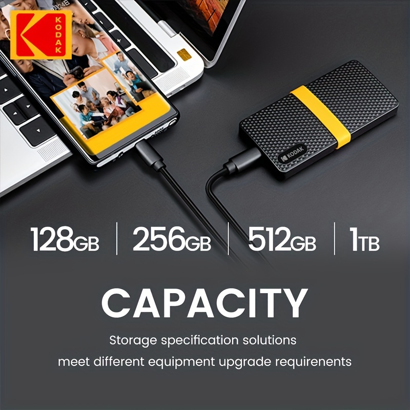 KODAK X200 PRO USB3.1 GEN 2 SSD 1 to NVME disque dur externe Mini SSD PSSD  pour ordinateurs de bureau Macbook PS5 XBOX PS4 – les meilleurs produits  dans la boutique en