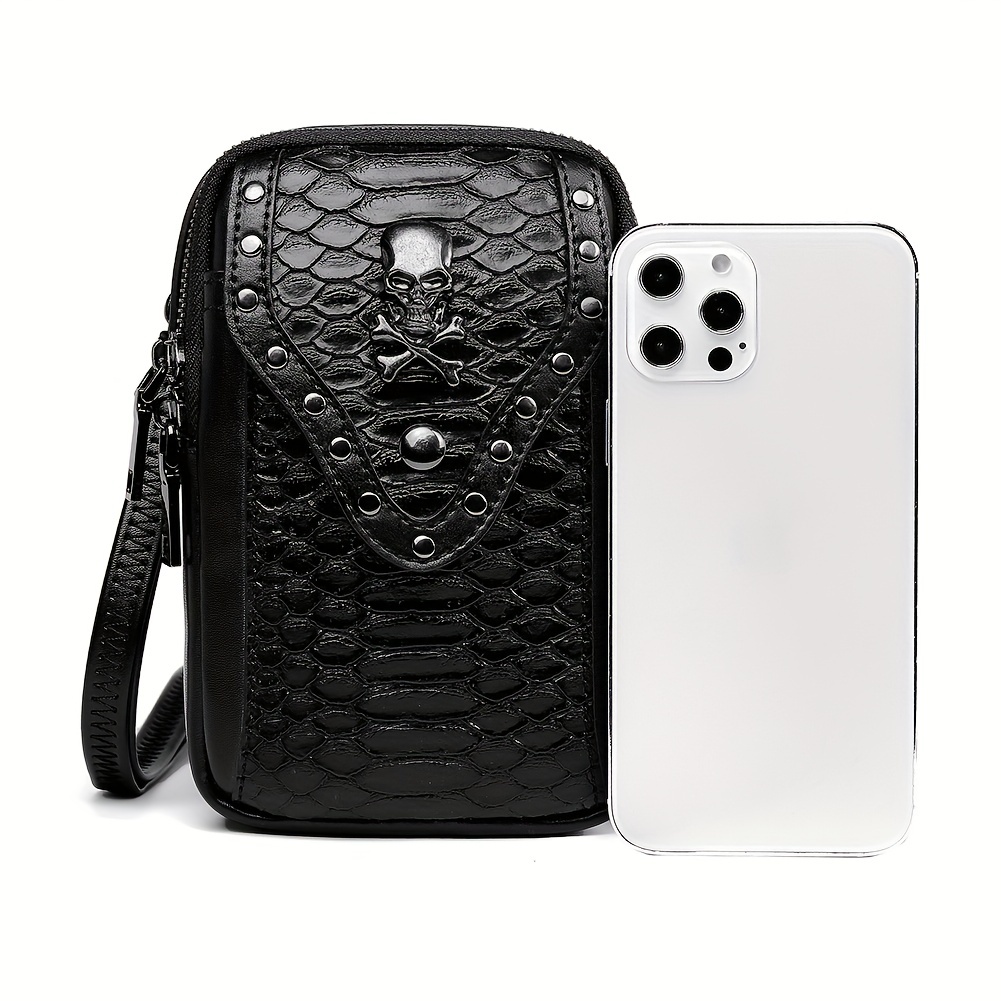 Leather Crossbody Bag Leather Smartphone Bag Festival Bag 