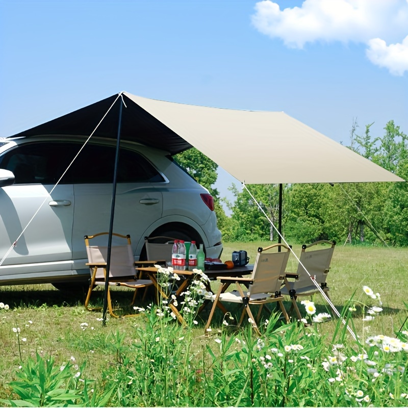 Car Awning Camping Outdoor Freestanding Rooftop Tent Suv Trucks Overland Tent  Shelter Folding Portable Car Awning Sun Shelter - Sports & Outdoors - Temu