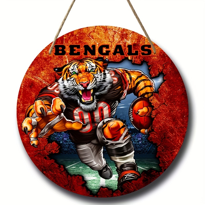 Fan Creations NFL Cincinnati Bengals Unisex Cincinnati Bengals Authentic  Helmet, Team Color, 12 inch - Wall Hanging