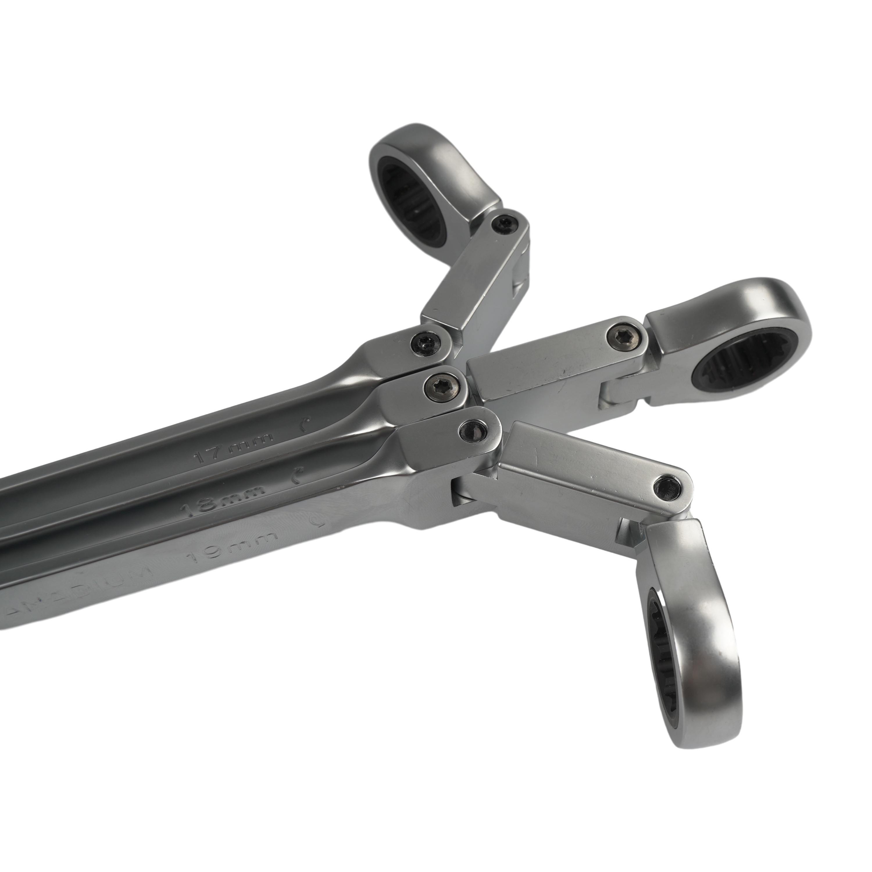 180° Flexible Head Ratchet Wrench Deep Offset Combination - Temu