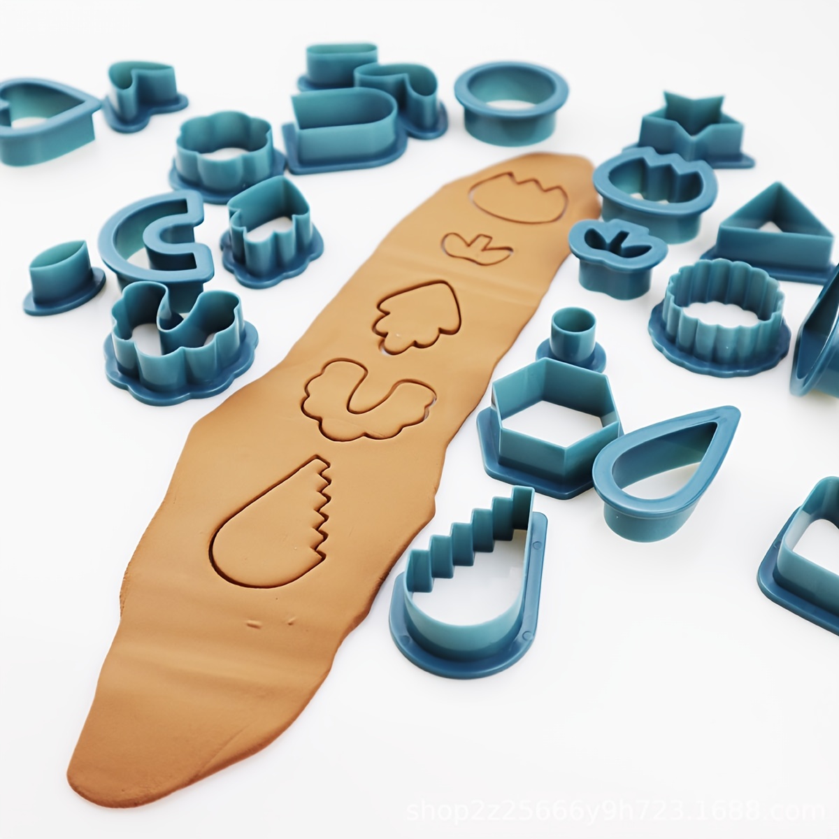 KEOKER - Cortadores de arcilla para la escuela, cortadores de aretes de arcilla  polimérica para hacer joyas