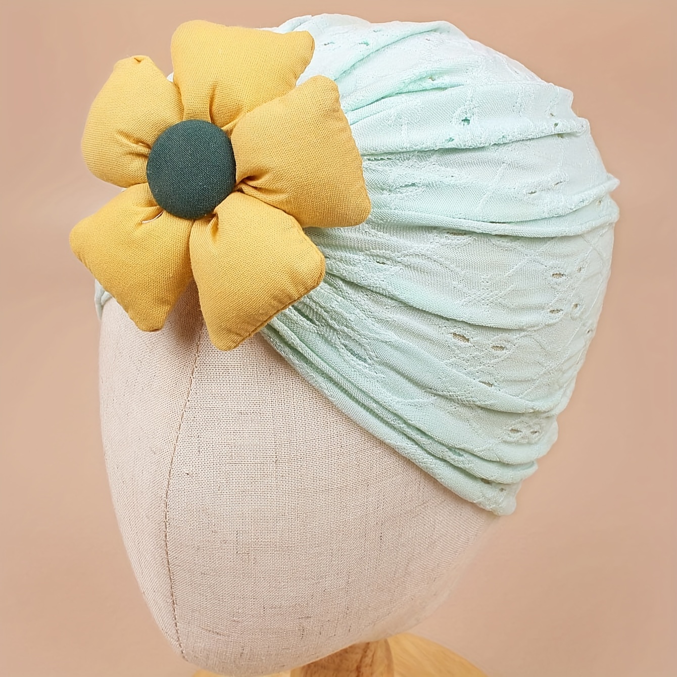 Adorables Acogedores Gorros Turbante Flores Bebé: Envolturas