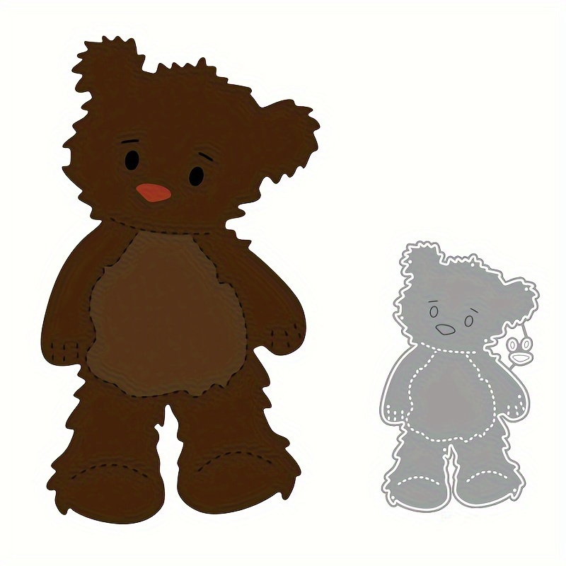 

Ideal For Creating Diy Scrapbook, Making Mini Bear Cards, Using Golden Cutting Dies, And Embossing Carbon Steel Templates.