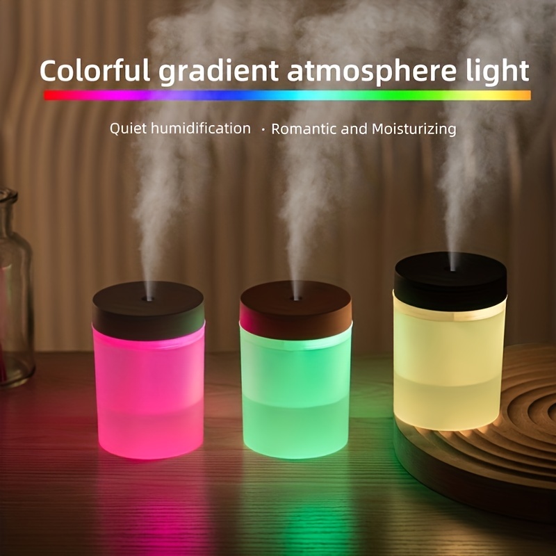 Cool Mist Humidifier Creative Colorful Cup Air Humidifier - Temu