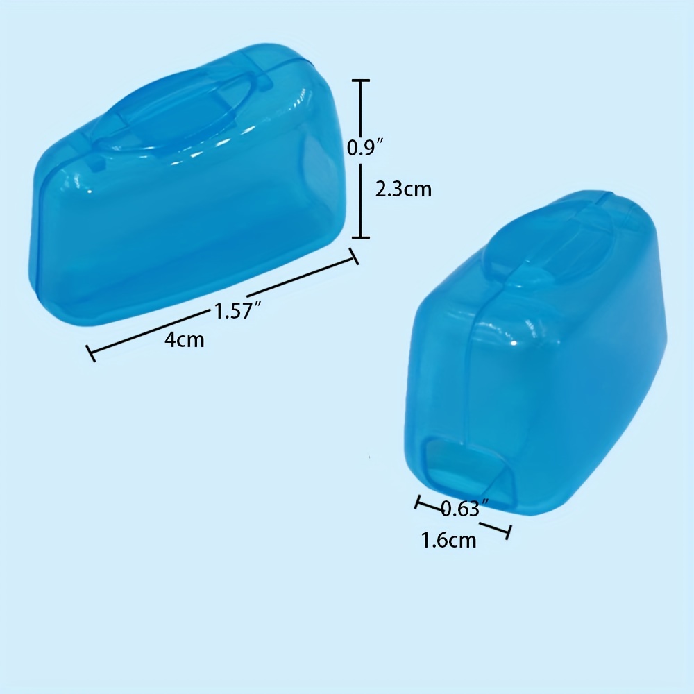 20 Pack Toothbrush Head Covers Portable Caps Case Protector Home Outdoor