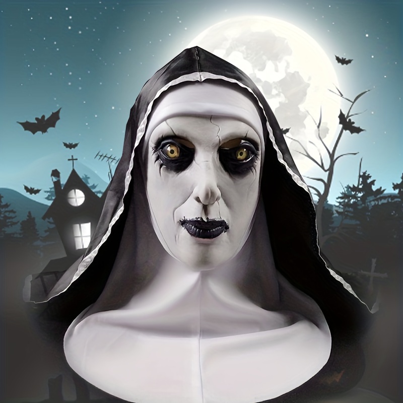 1pc Costume Di Halloween Maschera Di Sorella Trucco Horror - Temu Italy