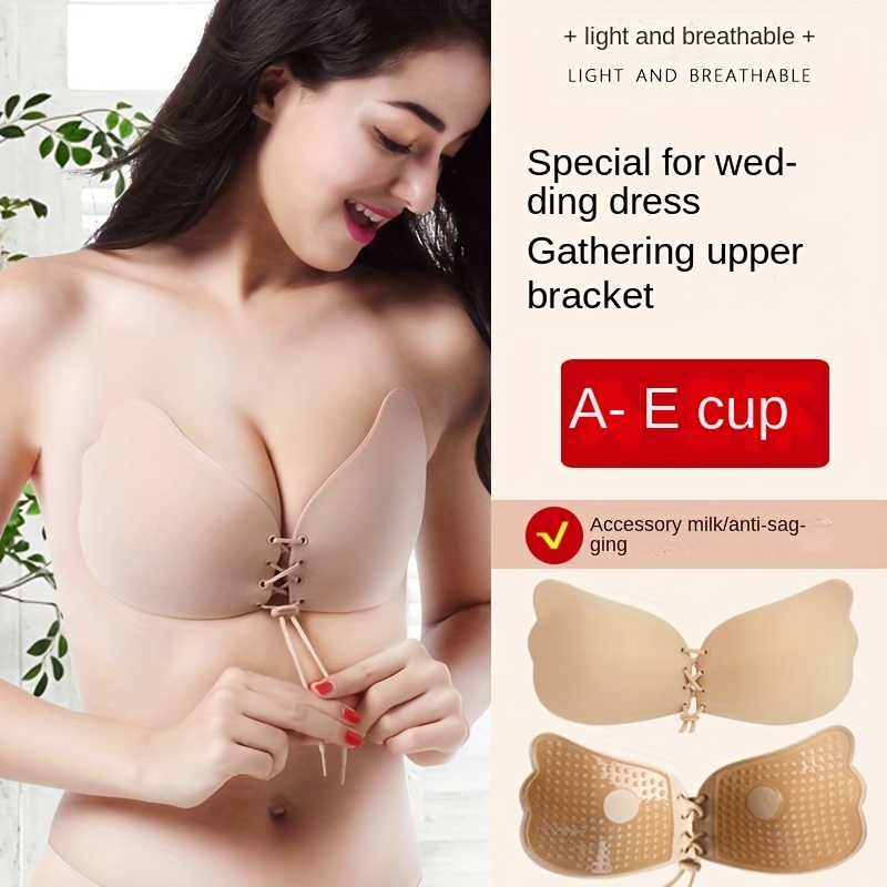 Invisible Stick on Lift Bra Reusable Strapless Push Up Self - Temu
