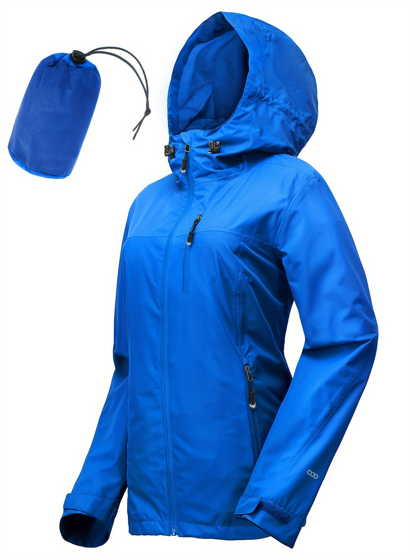 33,000ft Packable Rain Jacket Women Lightweight Waterproof Raincoat with  Hood Cycling Bike Jacket Windbreaker : : Clothing, Shoes 