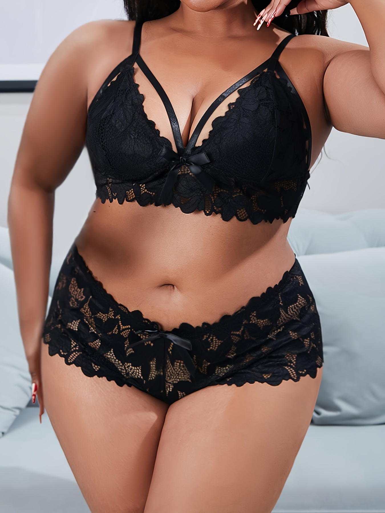 Just Sexy Lingerie Women's and Women's Plus Strappy and Stretchy