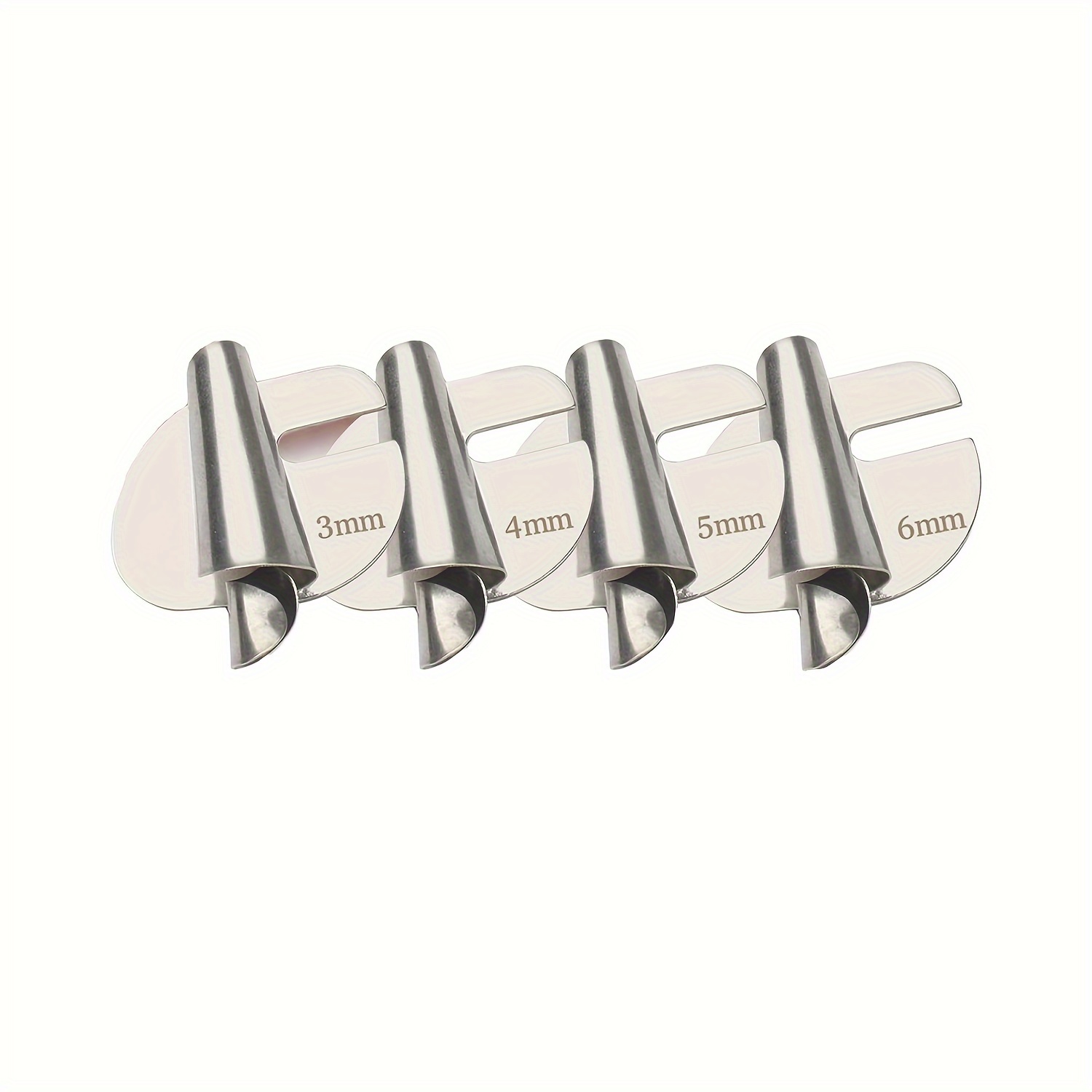 6/8PCS SEWING ROLLED Hemmer Foot 3 to 8mm Spiral Presser Foot