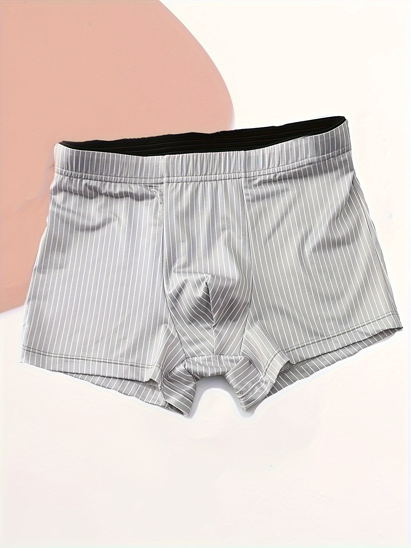 Cueca boxer masculina 4 peças cueca boxer respirável - Temu Portugal