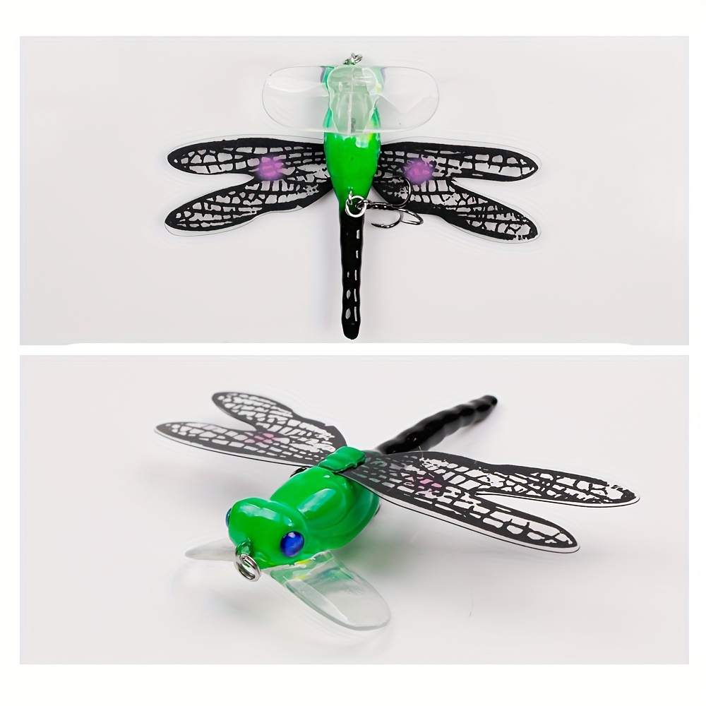 Dragonfly Fishing Lure Fly Fishing Flies Topwater Bait With - Temu