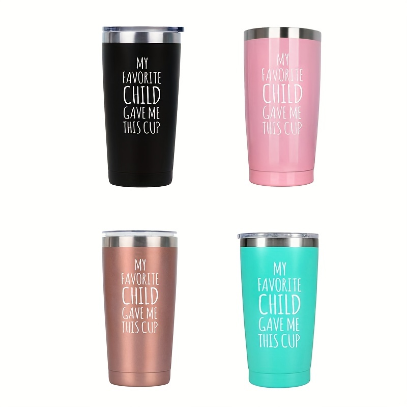 Mom Gifts - Funny Mom Birthday Gifts from Daughter, Son, Kids - Christmas  Mothers Day Present Idea for Mommy, New Mom, Wife, Women, Her - Stainless  Steel Tumbler Cup 